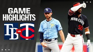 Rays vs Twins Game Highlights 61824  MLB Highlights [upl. by Ilecara]