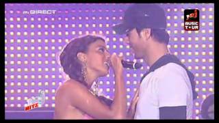 HD Enrique Iglesias ft Nadiya  Tired of being sorry LIVE NRJ Music Tour [upl. by Kant]