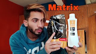 Matrix hair straightening cream Review Price  Procedure [upl. by Inalial941]