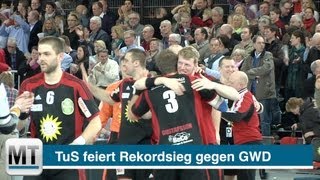 TuS NLübbecke feiert Rekordsieg beim 60 Derby gegen GWD [upl. by Brunk]