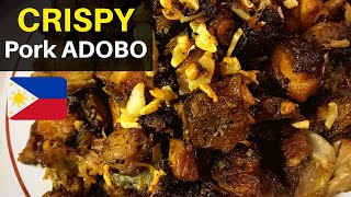 CRISPY PORK ADOBO RECIPE Filipino Food [upl. by Lawtun]