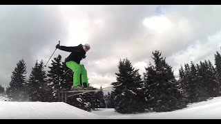 Ekstremno smučanje amp bordanjeExtreme skiing and snowboarding in Weinebene ᴴᴰ [upl. by Noraed]