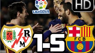 Rayo Vallecano 15 Barcelona RESUMEN Y GOLES HD LIGA BBVA 04032016 [upl. by Fiann]