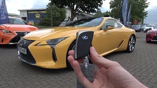 2017 Lexus LC 500h InDepth Exterior and Interior Tour  Start and Revs [upl. by Nalak]