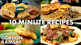 10 Minute Recipes  Gordon Ramsay [upl. by Atyekram]