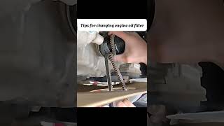 Tips for changing engine oil filter foryou repair fypシ゚viral car [upl. by Bjorn200]