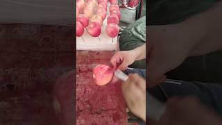 ⚡⚡ Fake Apples Making Process⚡⚡ shorts telugufoodie esangathulu streetfood foodie omelette [upl. by Buell]