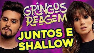 Gringos Reagem  Juntos e Shallow Now [upl. by Adgam289]