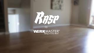 How to Refinish Engineered Hardwood Floors with Only The Rasp Hardwood Floor Sander [upl. by Bax]