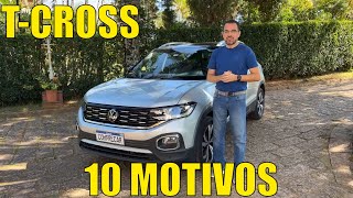 10 motivos para conhecer o Volkswagen TCross Highline 14 TSI 2023 [upl. by Connelly696]