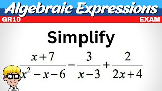 Simplify Grade 10 Algebraic Expressions [upl. by Silvanus]