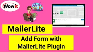 Add MailerLite Form To WordPress Using MailerLite Plugin Part 5 of 5 [upl. by Saudra]