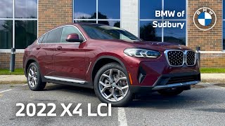 2022 BMW X4 LCI  Video Walkaround Piemont Red [upl. by Abihsat220]