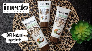 Inecto Naturals Coconut  Review ll Body Lotion Body Scrub amp Shower Wash [upl. by Arand]