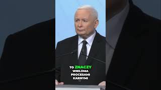 KACZYŃSKI O ROZLICZENIACH quotBODNAROWCÓWquot shorts polityka sejm [upl. by Glovsky766]