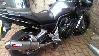 Guide to Fitting a Scorpion Exhaust  Yamaha FZS1000 Fazer  includes before amp after sound clips [upl. by Eimirej682]