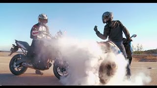 City Bike Shootout BMW C600 Sport vs Honda NC700X vs Kawasaki Versys  On Two Wheels [upl. by Ikcaj]