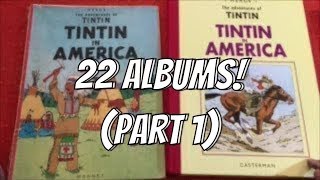 TINTIN An Overview of 22 Albums  Part 12 Starring Methuen Magnet Egmont and Casterman [upl. by Etnod]