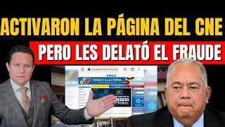 DESACTIVARON LA WEB DEL CNE PORQUE SE DELATÓ EL FRAUDE [upl. by Eniac]