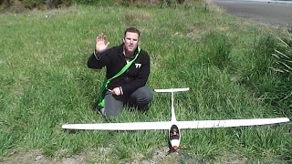 Review Hobbyking ASW28 2540mm RC Glider [upl. by Euqinemod]