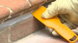 How to Repair Mortar Joints Between Bricks with QUIKRETE Mortar Joint Sealant [upl. by Aidul]