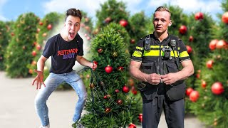 KERSTBOMEN HALEN MET POLITIE [upl. by Ryle]