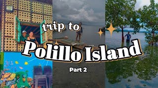 Trip to polillo island part2 sa bayan ng Panukulan [upl. by Leamhsi]