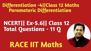 Differentiation 5 Parametric Differentiation Boards JEE MainsJEE AdvancedNCERT Maths [upl. by Belita]