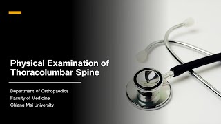 Physical Examination of Thoracolumbar Spine [upl. by Lagiba]