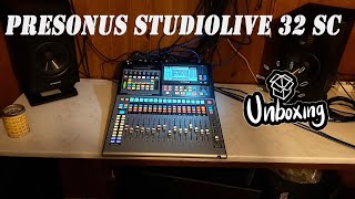 Presonus StudioLive 32 SC Unboxing amp First Impressions  Digital mixer [upl. by Anialram]