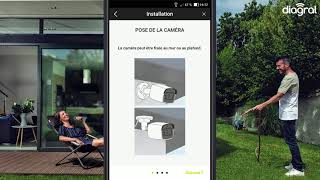 Installer une caméra extérieure Diagral avec l’application eONE sans système dalarme [upl. by Losiram]