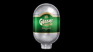 Gösser Zwickl Hell Heineken BLADE Keg Lager 52 8 Litres full beer review [upl. by Aihseyk]