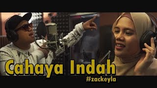 Cahaya Indah Official Lyric Video zackeyla [upl. by Lyred]