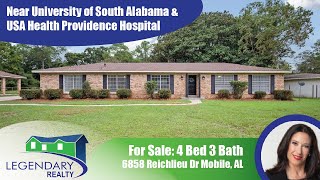 6858 Reichlieu Drive Mobile Alabama 4 Bed 3 Bath [upl. by Lothario]