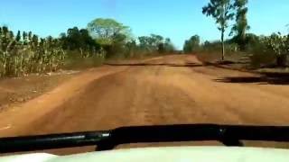 Driving along the normanton Burketown road heading to Doomadgee for work [upl. by Ellehcirt]