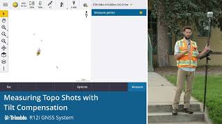 Measure Points with R12i Tilt Compensation [upl. by Mordy]