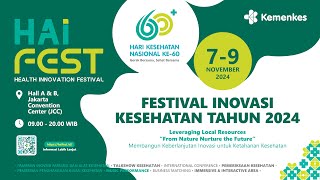 Festival Inovasi Kesehatan tahun 2024 HALL B [upl. by Barnet748]