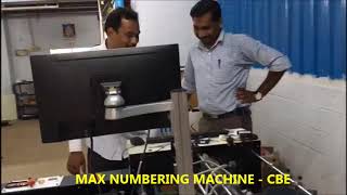 MAX AUTOMATIC NUMBERING MACHINE [upl. by Hackney25]