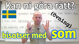 Öva bisatser med som övning SFI [upl. by Dibru]