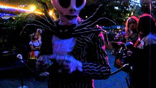 Jack Skellington at Mickeys Halloween Party 2011 [upl. by Sauers]