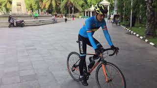 Sepeda Strattos S2 Polygon  Solo Indonesia Cycling [upl. by Sileray]