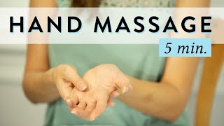 Hand Self Massage for Hand Pain Relief [upl. by Ikcaj]