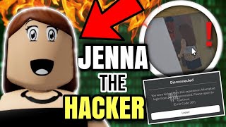 😳 JENNA The Roblox HACKER is SUSPICIOUS [upl. by Durston]