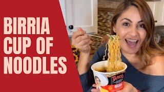 Birria Cup Of Noodles  Birria Quesataco  Birria Ramen Noodles  Jenny Martinez [upl. by Toscano306]