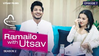 Najir Husen amp Alisha Rai सँगै रुदै रुवाए  Ramailo With Utsav Season 2  Episode07 [upl. by Swen]