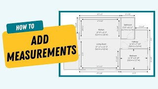 Add Measurements  RoomSketcher App [upl. by Ruphina]