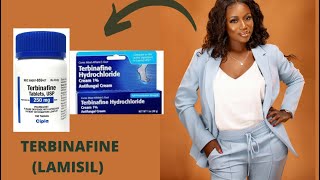 Terbinafine Lamisil  How to use Side effects caution [upl. by Eesdnyl]