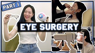 My EYE Surgery Vlog Part I  ICLLASIKPRK  WHOLE Process  QampA  Experience 👁 [upl. by Aetnahc]