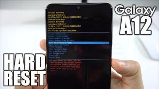 How To Reset Samsung Galaxy A12  Hard Reset [upl. by Radek574]