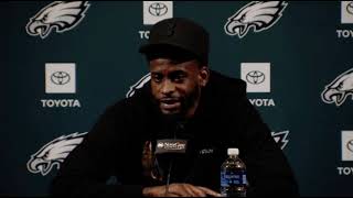 EAGLES DeVante Parker on signing with Philadelphia [upl. by Amirak113]